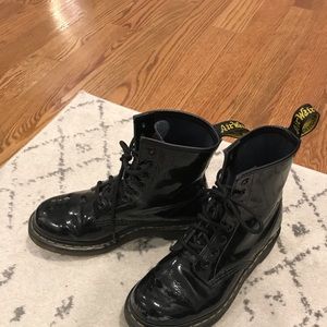 Dr. Martens Patent Leather Boots Size 7